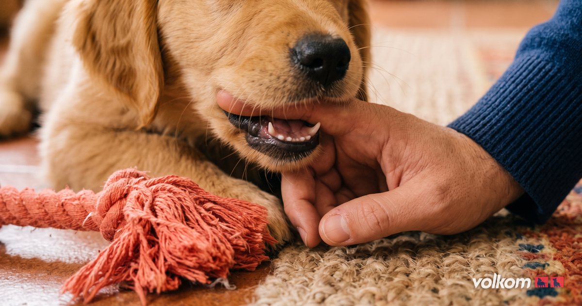 Mi cachorro muerde manos, pies y muebles
