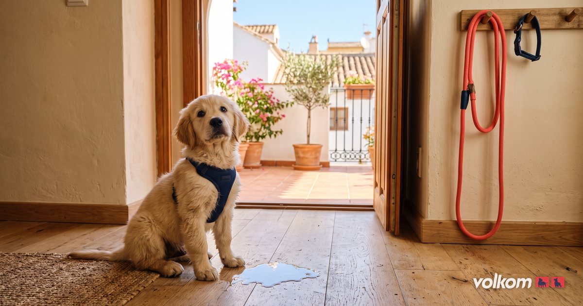 Cómo enseñar a tu cachorro a hacer pis fuera de casa