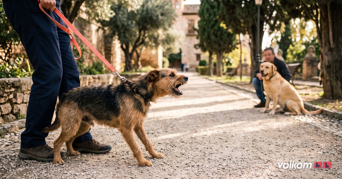 Mi perro ladra y se lanza a otros perros: qué hacer