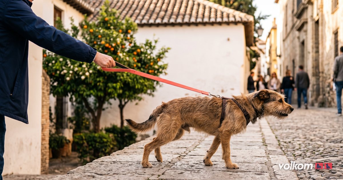 Mi perro tira de la correa: cómo enseñarle a pasear sin tirones